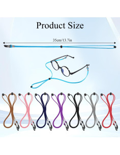 Correa para Gafas 8pcs Colorido Ajustable Lanyard 2