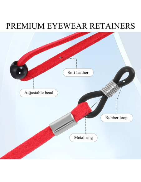 Correa para Gafas 8pcs Colorido Ajustable Lanyard