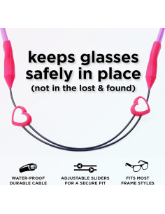 Correa para Gafas Pilotfish Niños Ajustable Color Corazón 2
