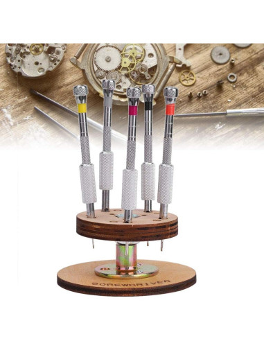 Juego de Destornilladores de Precisión Cimenn 5 en 1 para Relojes