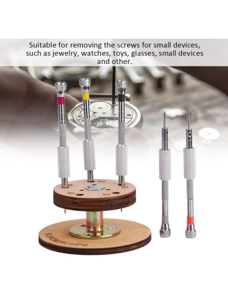 Juego de Destornilladores de Precisión Cimenn 5 en 1 para Relojes