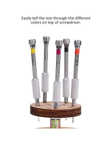 Juego de Destornilladores de Precisión Cimenn 5 en 1 para Relojes