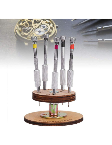 Juego de Destornilladores de Precisión Cimenn 5 en 1 para Relojes