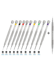 Juego de destornilladores TEXNEWS 11 piezas para relojería