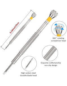 Juego de destornilladores TEXNEWS 11 piezas para relojería 2