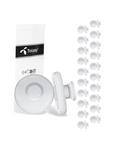 20 Pares Almohadillas Nariz Gafas Tolaxy Silicona 9mm