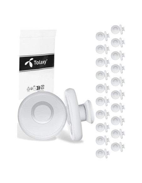 20 Pares Almohadillas Nariz Gafas Tolaxy Silicona 9mm