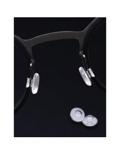 20 Pares Almohadillas Nariz Gafas Tolaxy Silicona 9mm 2