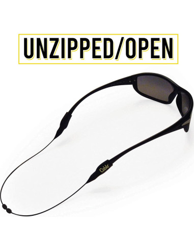 Soporte Ajustable para Gafas Cablz Zipz XL Negro 30,48 cm