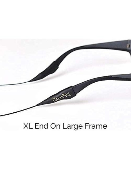 Soporte Ajustable para Gafas Cablz Zipz XL Negro 30,48 cm