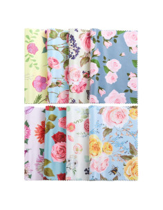 Paquete de 8 paños de microfibra AHPAND 15x18 cm multicolor