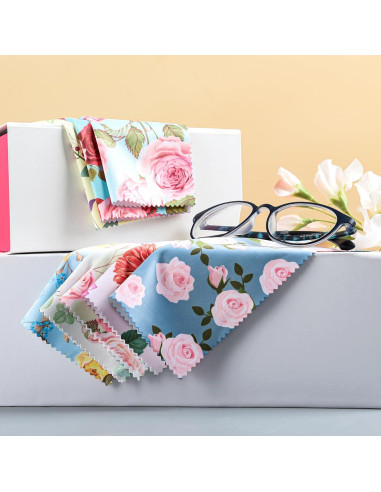 Paquete de 8 paños de microfibra AHPAND 15x18 cm multicolor