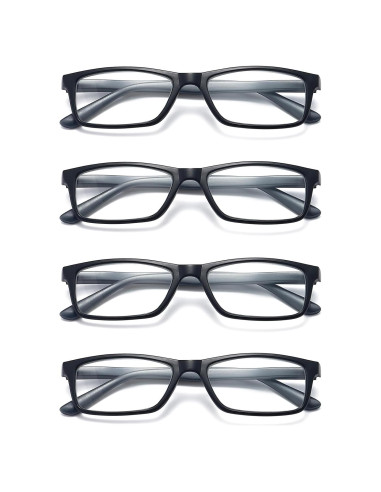 Gafas de lectura RaoOG 4 unidades anti luz azul 2.5x