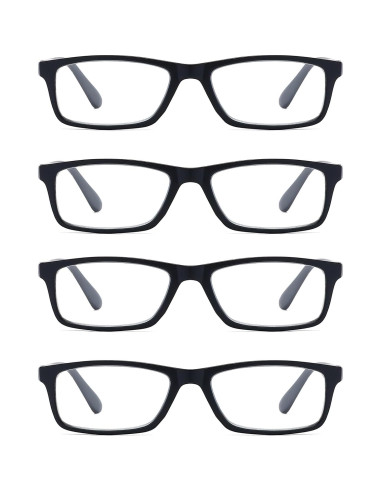Gafas de lectura RaoOG 4 unidades anti luz azul 2.5x