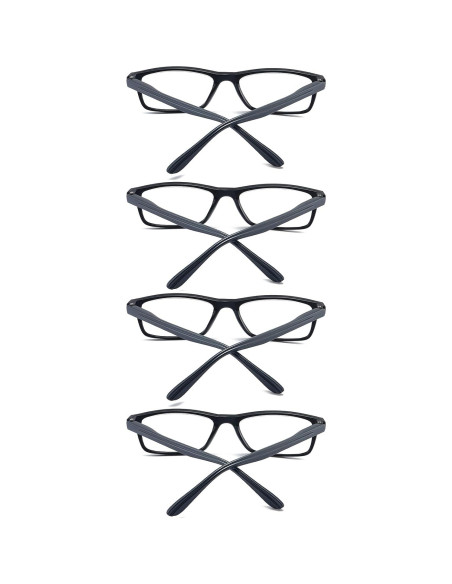 Gafas de lectura RaoOG 4 unidades anti luz azul 2.5x
