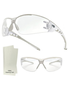 Gafas de Seguridad Claras U6 Anti Niebla ANSI Z87+ Flexibles