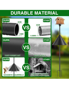 Polo para Comedero de Aves IIOPE 200.66 cm Alta Resistencia 2