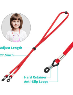 Correa para Gafas BILIONE 6 Piezas Ajustable Multicolor 2