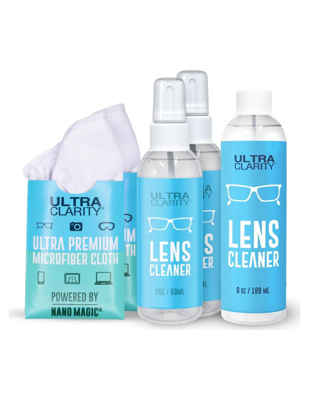 Limpiador de Lentes Nano Magic Ultra Clarity 10oz 5 Piezas