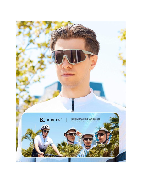 Gafas de sol BIRCEN deportivas UV400 para ciclismo y béisbol Gafas de sol BIRCEN deportivas UV400 para ciclismo y béisbol