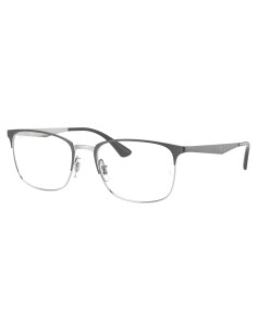 Gafas Recetadas Ray-Ban RX6421 Cuadradas 54mm Gris Plata