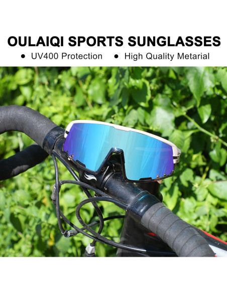 Gafas Deportivas OULAIQI UV400 para Ciclismo y Más