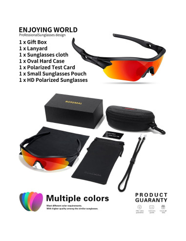 Gafas de sol deportivas Rosemal 7221 polarizadas UV400