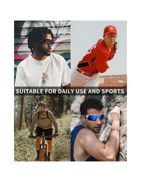 Gafas de sol deportivas Rosemal UV400 polarizadas unisex