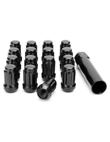 Tuercas de Llanta ATV M10x1.25 Glorider 16pcs Negras con Llave
