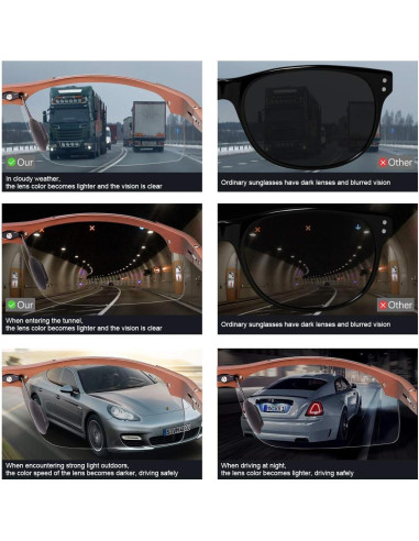 Gafas de sol fotocromáticas YIMI UV400 para deportes