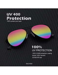 Gafas de Sol KALIYADI Aviador Polarizadas 3 Paquetes 2