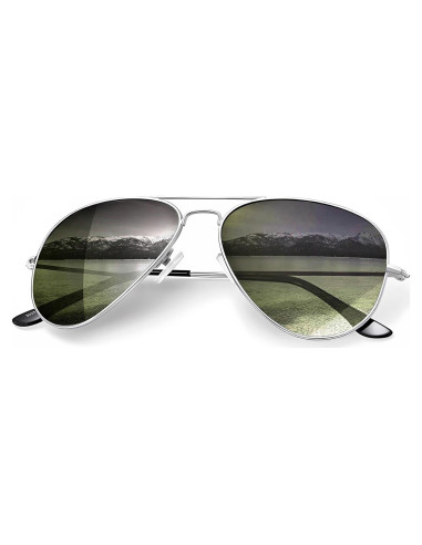 Gafas de Sol KALIYADI Aviador Polarizadas UV 62mm Verde