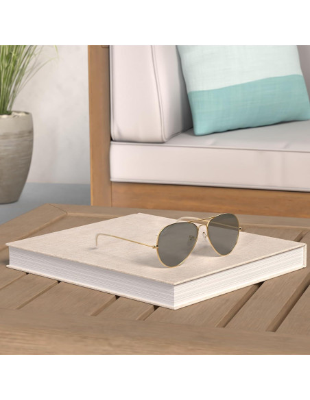 Gafas de Sol KALIYADI Aviador Polarizadas UV 62mm Verde/Marrón