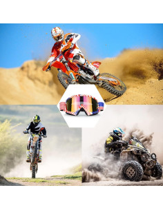 Gafas de Motocross JAMIEWIN C61 Antivaho y Ajustables 2