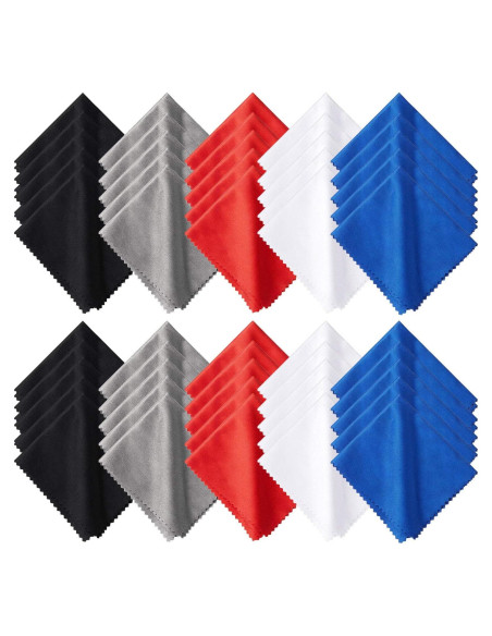 Paño de Microfibra Frienda 50 Pcs 18x15 cm Limpieza Gafas