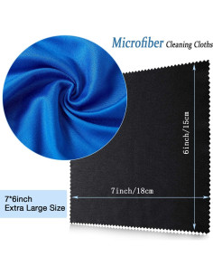 Paño de Microfibra Frienda 50 Pcs 18x15 cm Limpieza Gafas 2