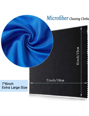 Paño de Microfibra Frienda 50 Pcs 18x15 cm Limpieza Gafas