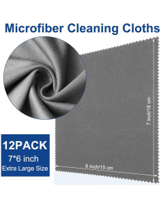 Paño de Microfibra Frienda 50 Pcs 18x15 cm Gris Oscuro 2