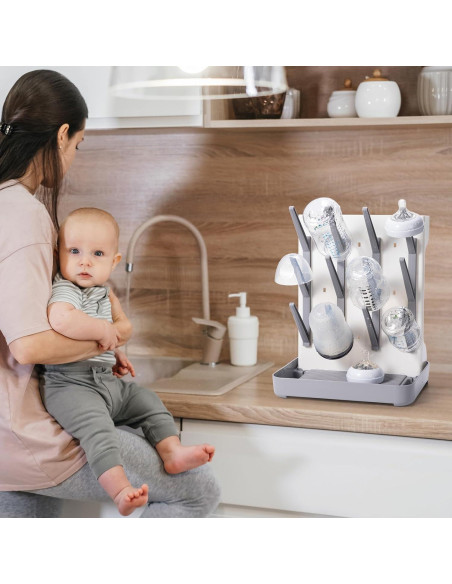 Soporte de Secado Vertical para Botellas Dersyer 001 Gris