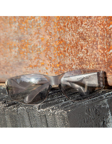 Gafas de Seguridad BISON LIFE - Lentes Envolventes Antirrayas