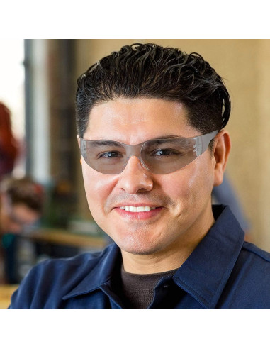 Gafas de Seguridad BISON LIFE - Lente Envolvente Antirrayas