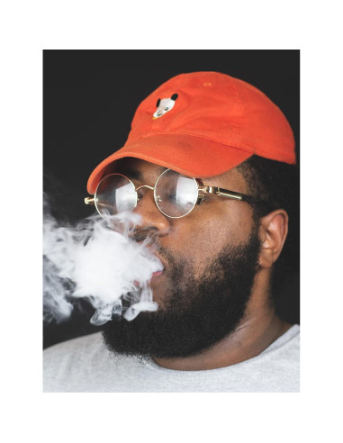 Gafas de sol redondas AIEYEZO Steampunk UV 100% bloqueadores