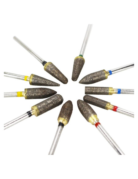 Juego de 10 Brocas de Diamante Sinterizado Airgoesin 2.35mm