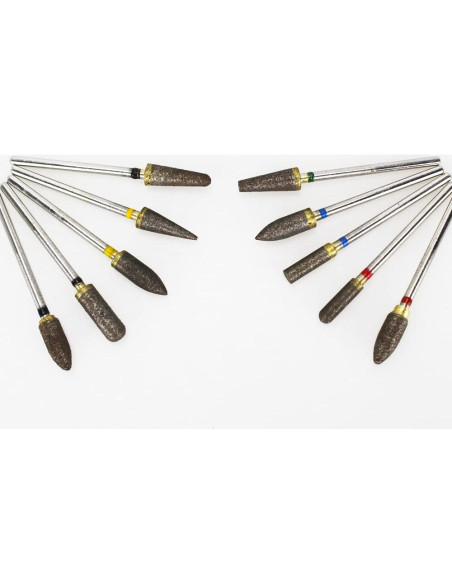 Juego de 10 Brocas de Diamante Sinterizado Airgoesin 2.35mm