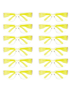 Gafas de Seguridad BISON LIFE - Lente Clara y Templo Amarillo