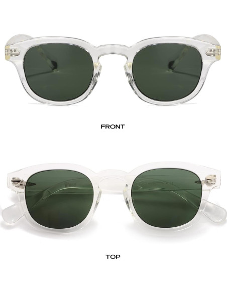 Gafas de Sol Gtand Unisex Retro 46mm UV400 Tinted