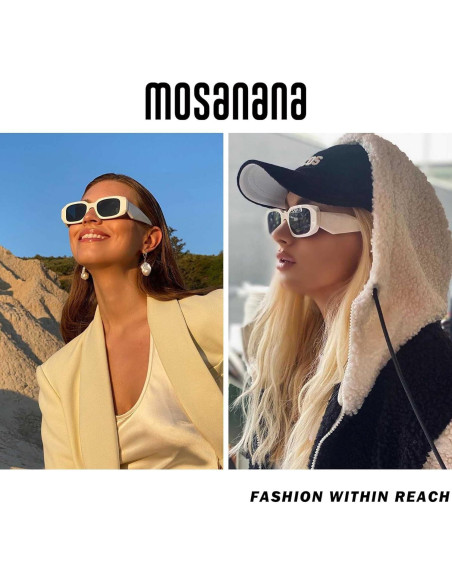 Gafas de sol rectangulares Mosanana Goulding UV400 Gafas de sol rectangulares Mosanana Goulding UV400