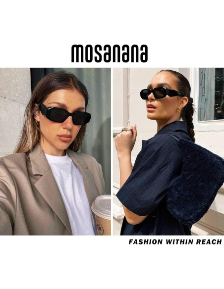 Gafas de Sol Rectangulares Mosanana Modelo Goulding UV400 Gafas de Sol Rectangulares Mosanana Modelo Goulding UV400