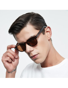 Gafas de Sol Gtand Unisex Retro 46mm UV400 Marrón 2