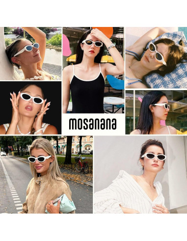 Gafas de Sol Ovaladas Mosanana MS52372 UV400 Retro